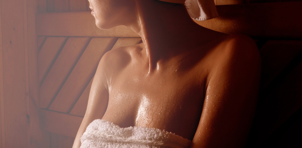 Infrared sauna therapy in Denver.